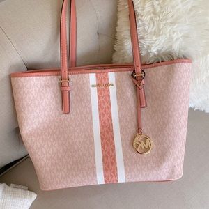 NEW Michael Kors 35S2GTVT2V Jet Set Travel Shoulder Tote